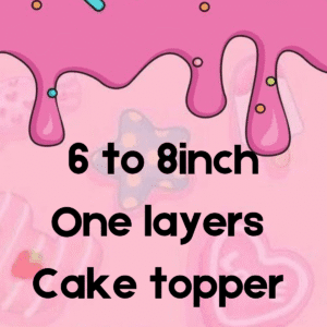 Front Cake topper
