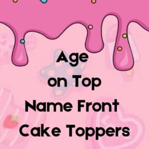 Cake topper