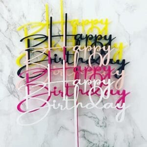 Happy Birthday Topper