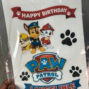 Thick Edible Wafer paper Print