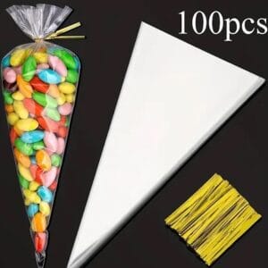 Triangle Clear plastic( pack of 100)